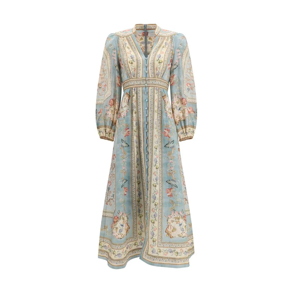 Zimmermann Multicolor Linen Casual Dress - 2