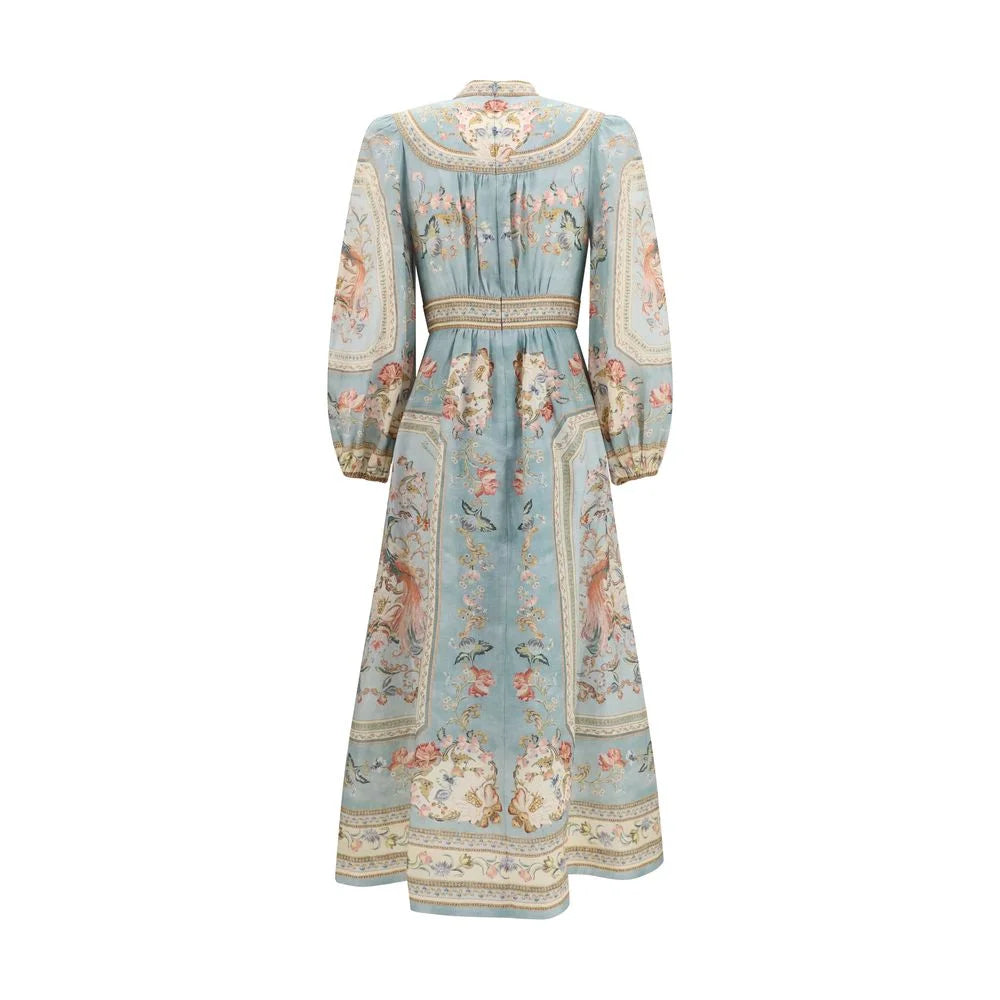 Zimmermann Multicolor Linen Casual Dress - 2
