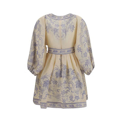 Zimmermann Multicolor Linen Casual Dress