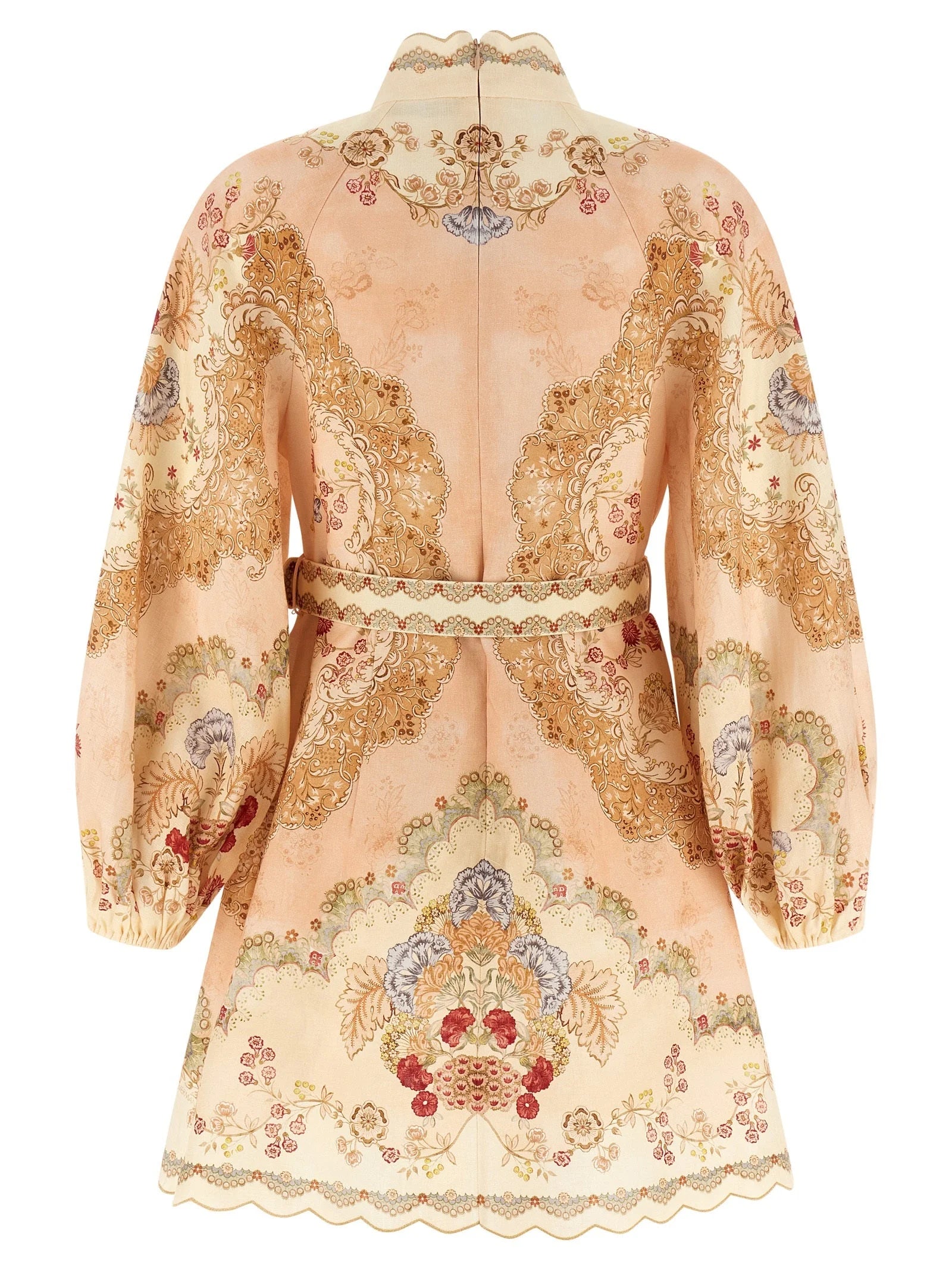 Zimmermann Multicolor Linen Short Dress - 2