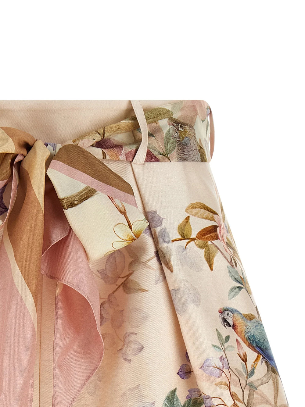 Zimmermann Multicolor Silk Bermuda Shorts