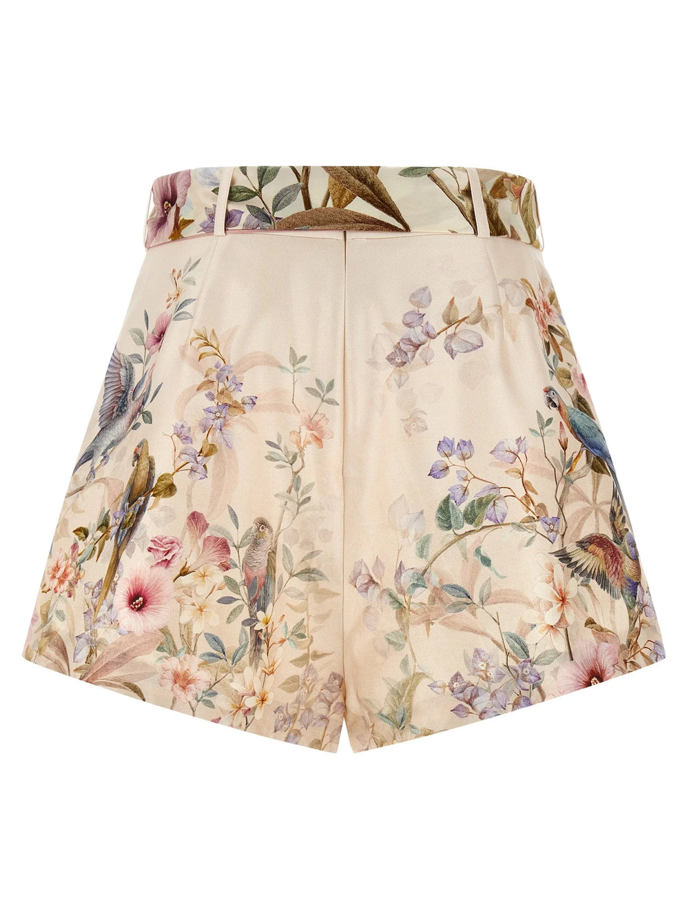 Zimmermann Multicolor Silk Bermuda Shorts