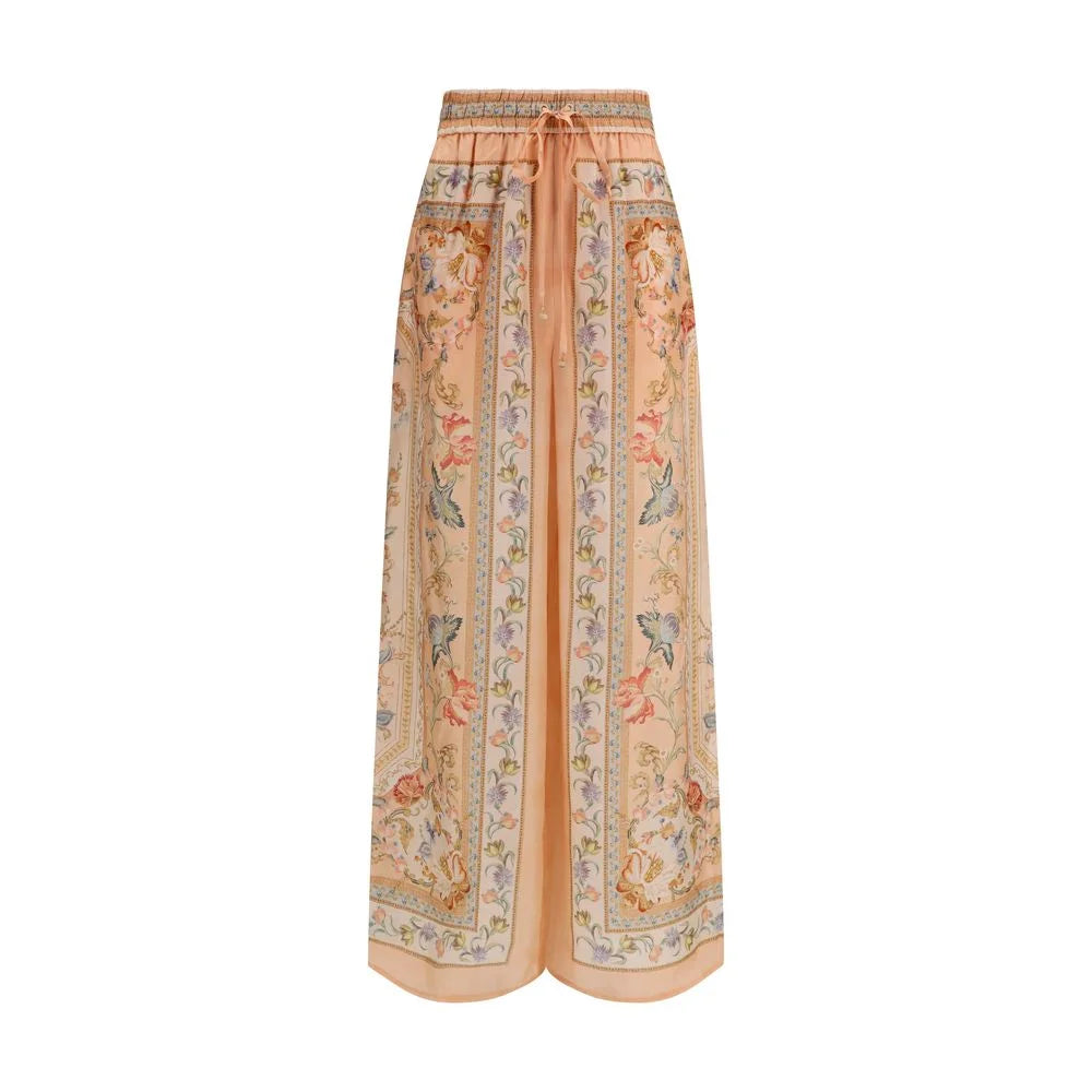 Zimmermann Multicolor Silk Casual Pants