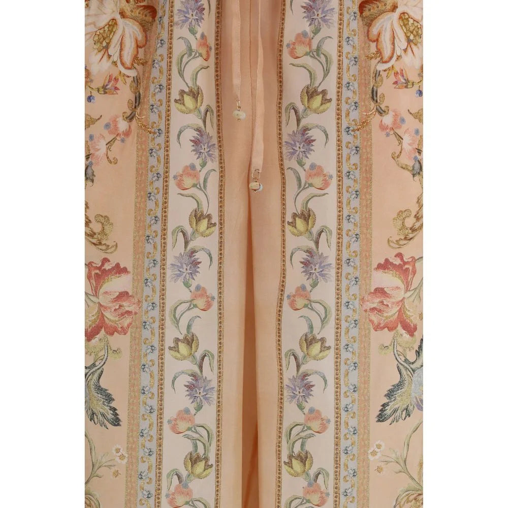 Zimmermann Multicolor Silk Casual Pants