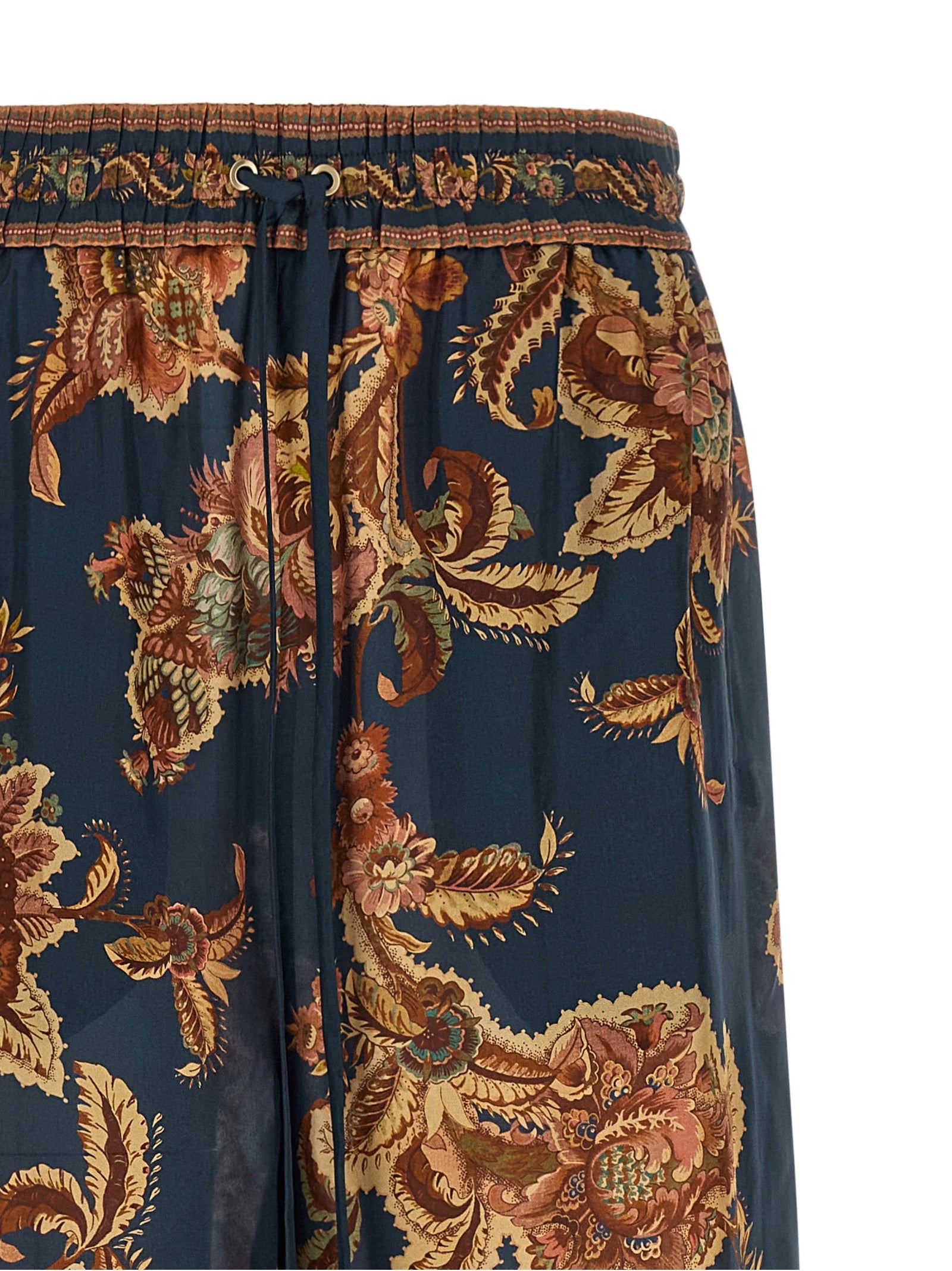 Zimmermann Multicolor Silk Casual Pants
