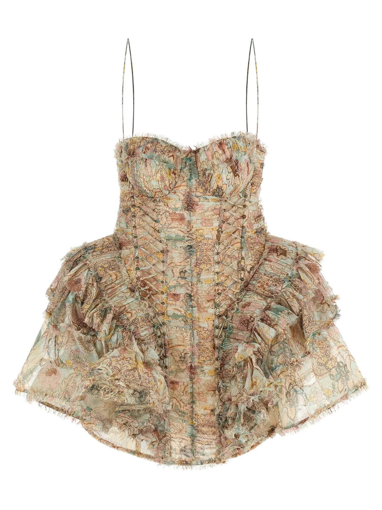 Zimmermann Multicolor Silk Short Dress - 2