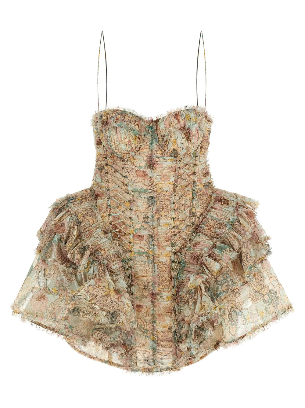 Zimmermann Multicolor Silk Short Dress - 2