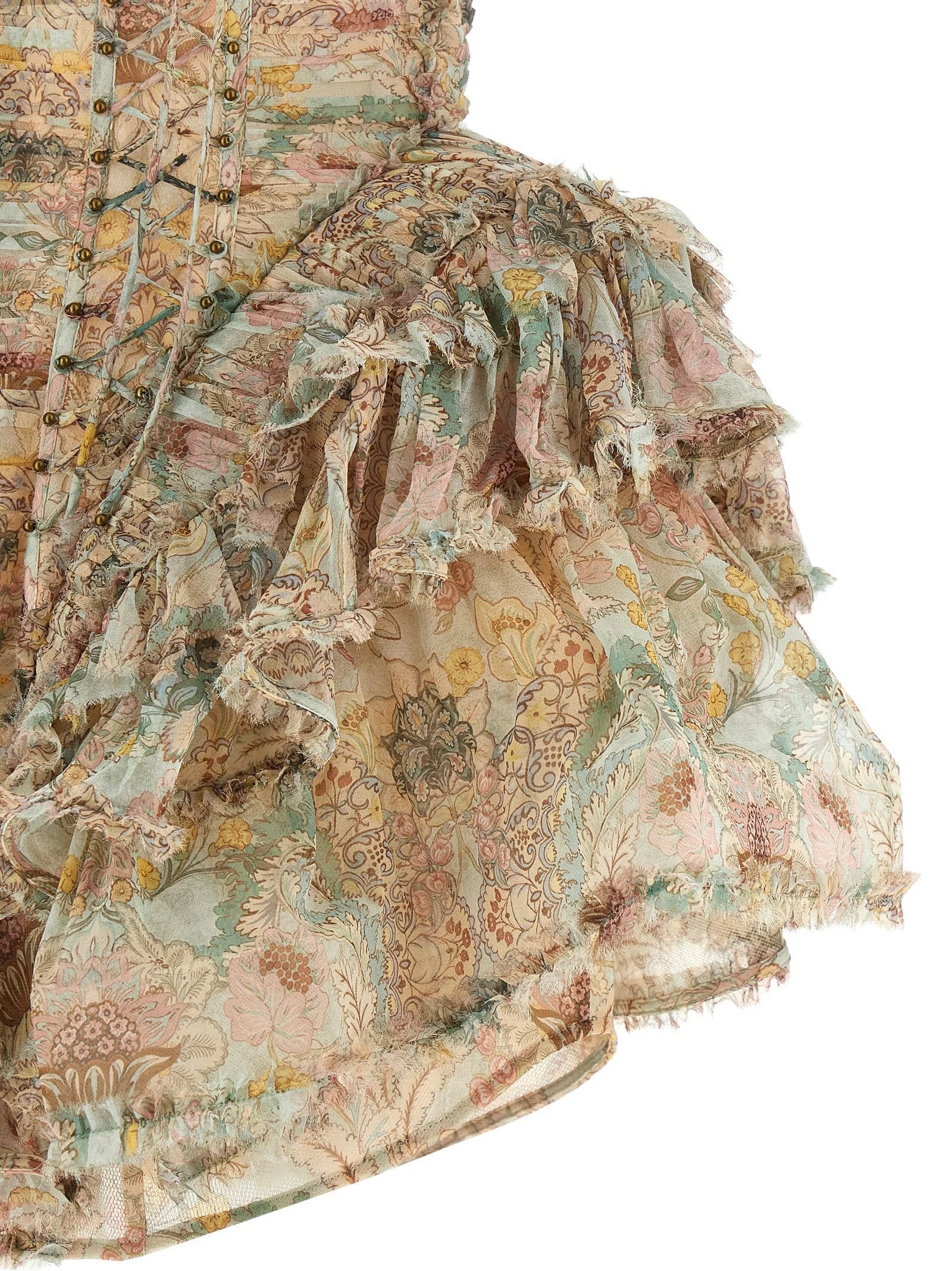 Zimmermann Multicolor Silk Short Dress - 2