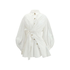 Zimmermann White Cotton Casual Dress