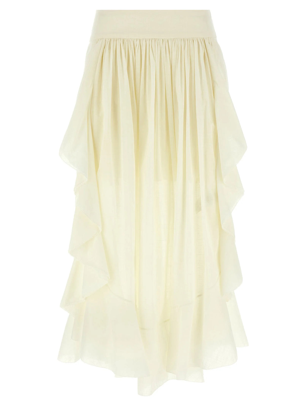 Zimmermann White Cotton Mini Skirt - 1