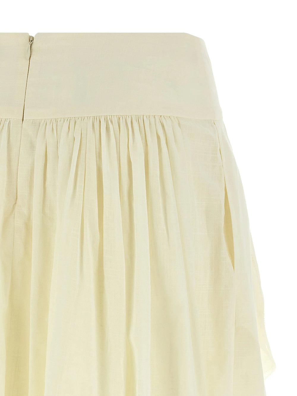 Zimmermann White Cotton Mini Skirt - 1