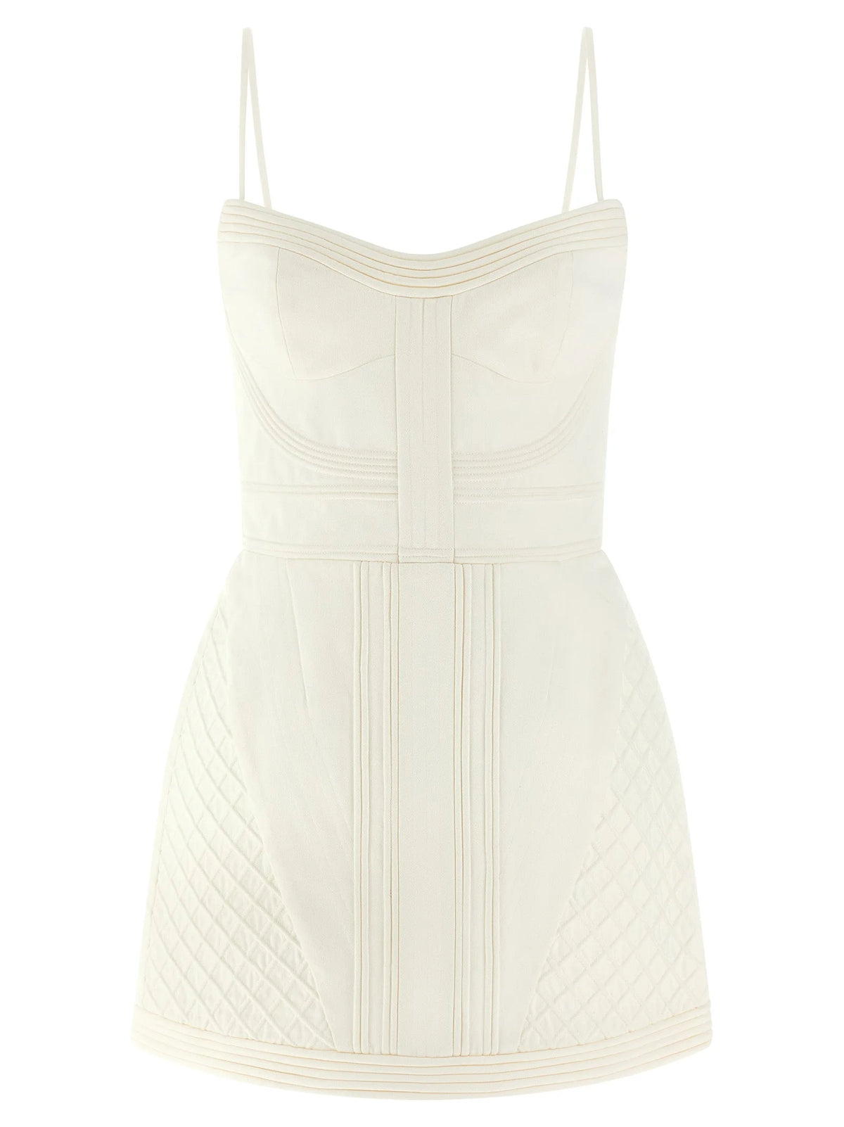 Zimmermann White Cotton Short Dress - 2