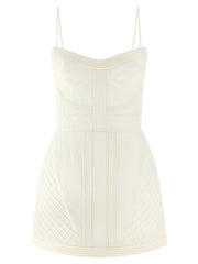 Zimmermann White Cotton Short Dress - 2