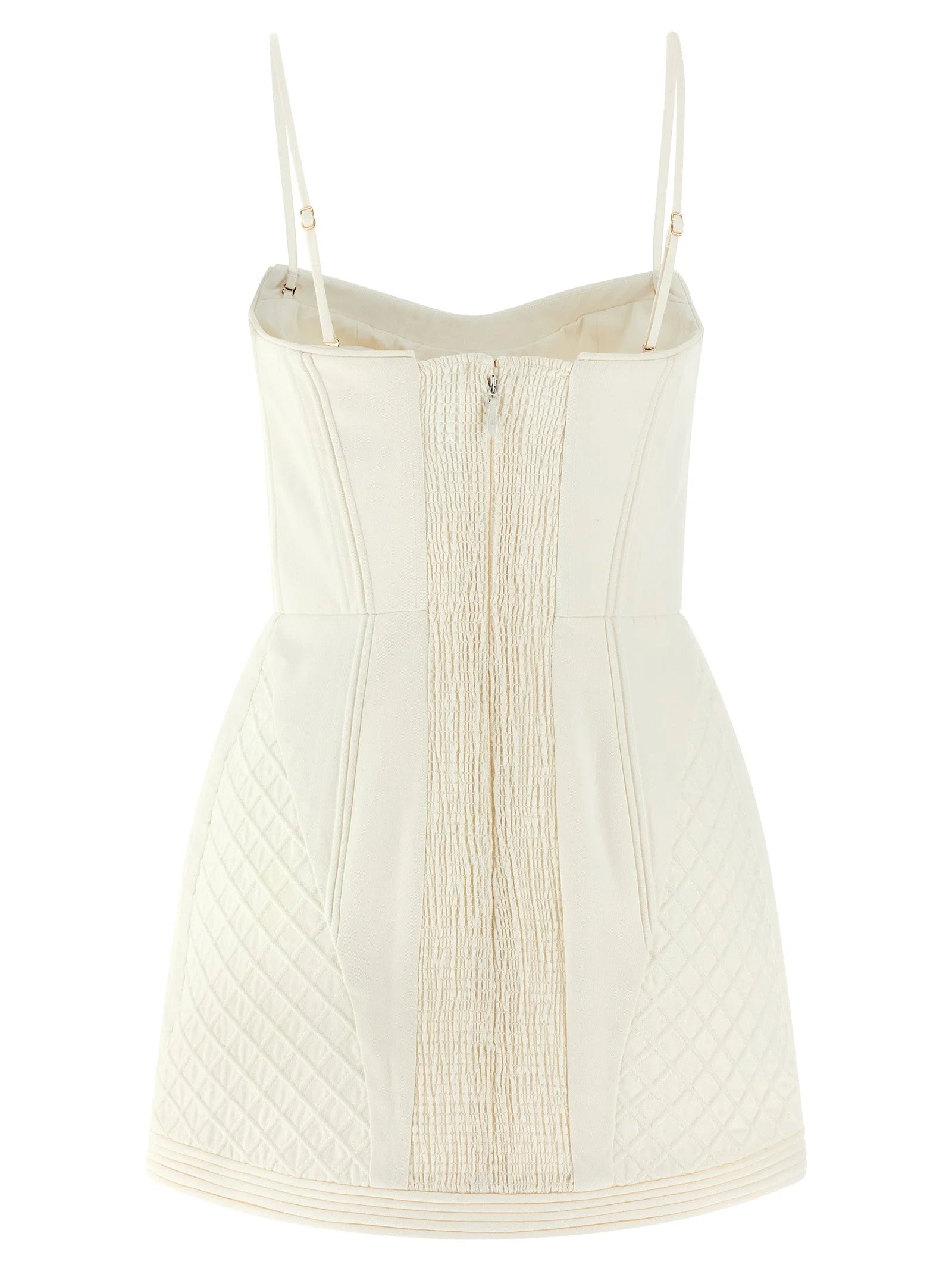 Zimmermann White Cotton Short Dress - 2