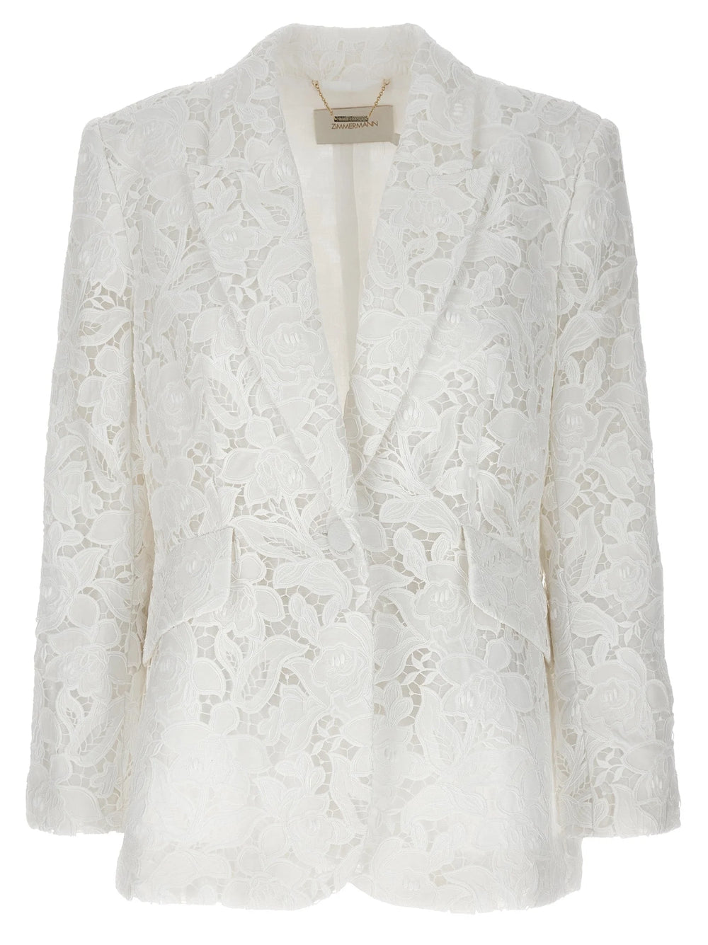 Zimmermann White Polyester Blazer - 2