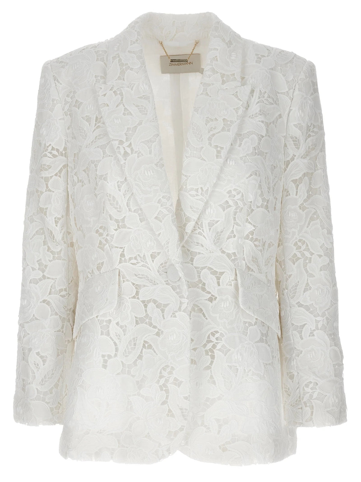 Zimmermann White Polyester Blazer - 2
