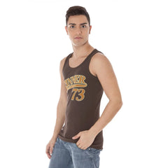 Zuelements Brown Cotton T-Shirt - XXL - Tank Tops